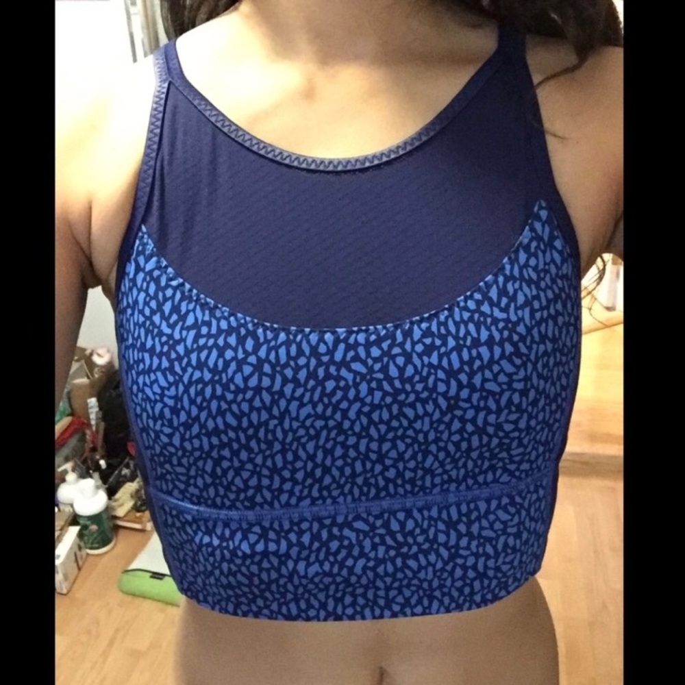 Lululemon High Neck Mesh Longline Bra NWOT